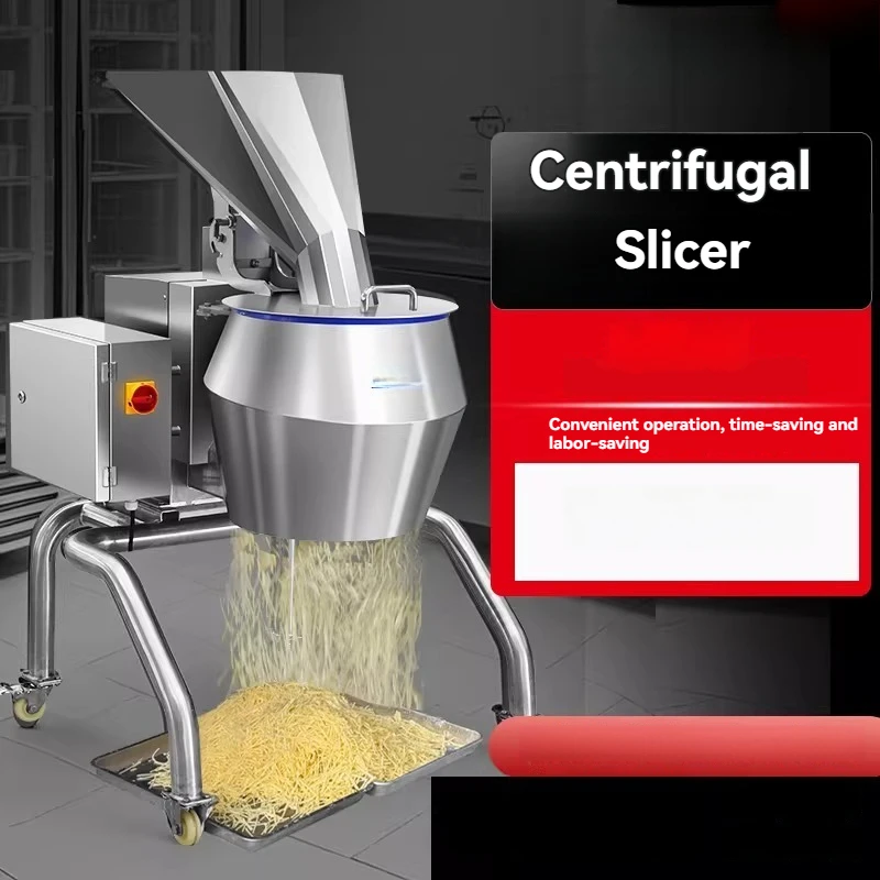 Commercial High-Speed Multifunctional Vegetable Slicer Shredder Cutter for Potato Radish & Clean Vegetable Processing Line