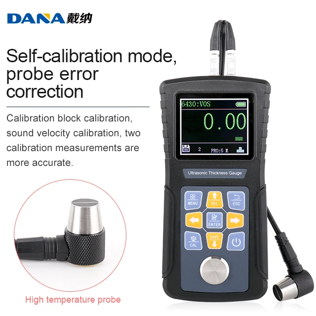 Voor DANA-T220 Ultrasone Diktemeter Breedte Meetinstrument Staal Metaalkeramiek Glas Composieten Epoxy Pijp Frp