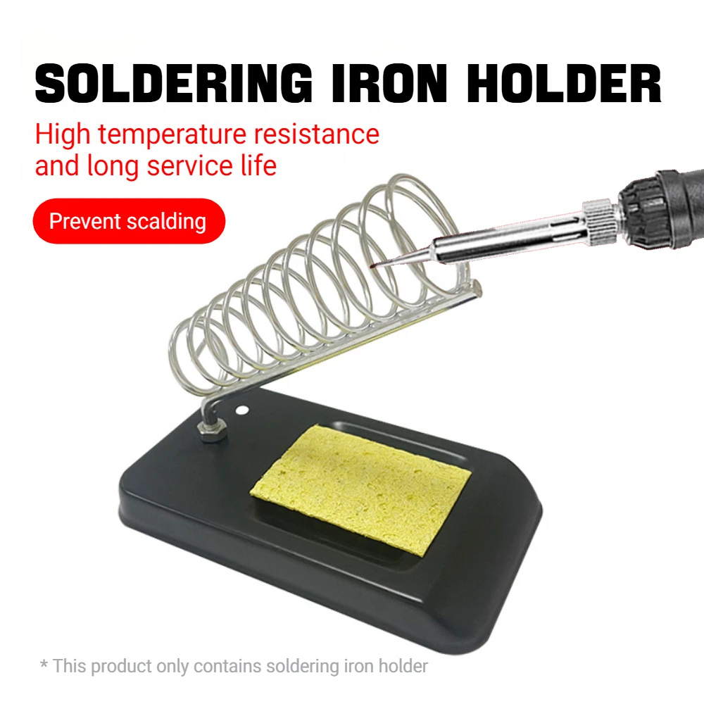 Simple Tube Soldering Iron Holder Adjustable Height High Temperature Resistance for Electric Welding Accessories Compact Design