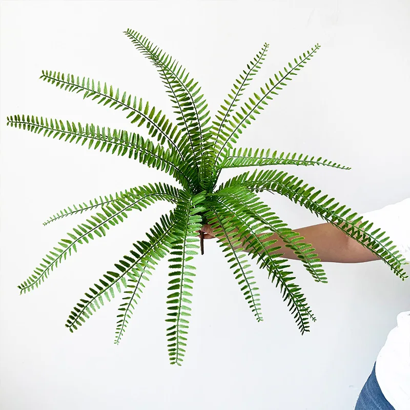 INS 68CM Simulation Fern Leaf Photography Props Home Store Decoration Green Plants