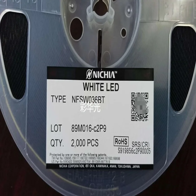 

10PCS/NFSW036BT medium power 0.5w 3.5x 3.5x 0.8t 3535 white LED