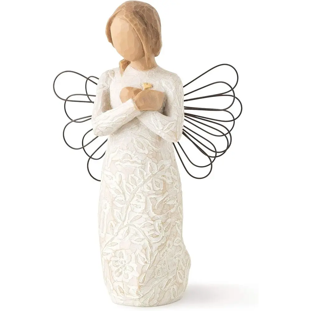 Remembrance Angel Lighter Skin, Memories…Hold Each One Safely in Your Heart, A Gift to Express Sympathy, Comfort, Remembrance an