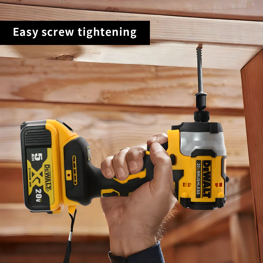 DeWalt Brushless 20V Lithium Electric Screwdriver Electric Drill Woodworking Screwdriver Impact Drill Adjustable Speed Dcf850