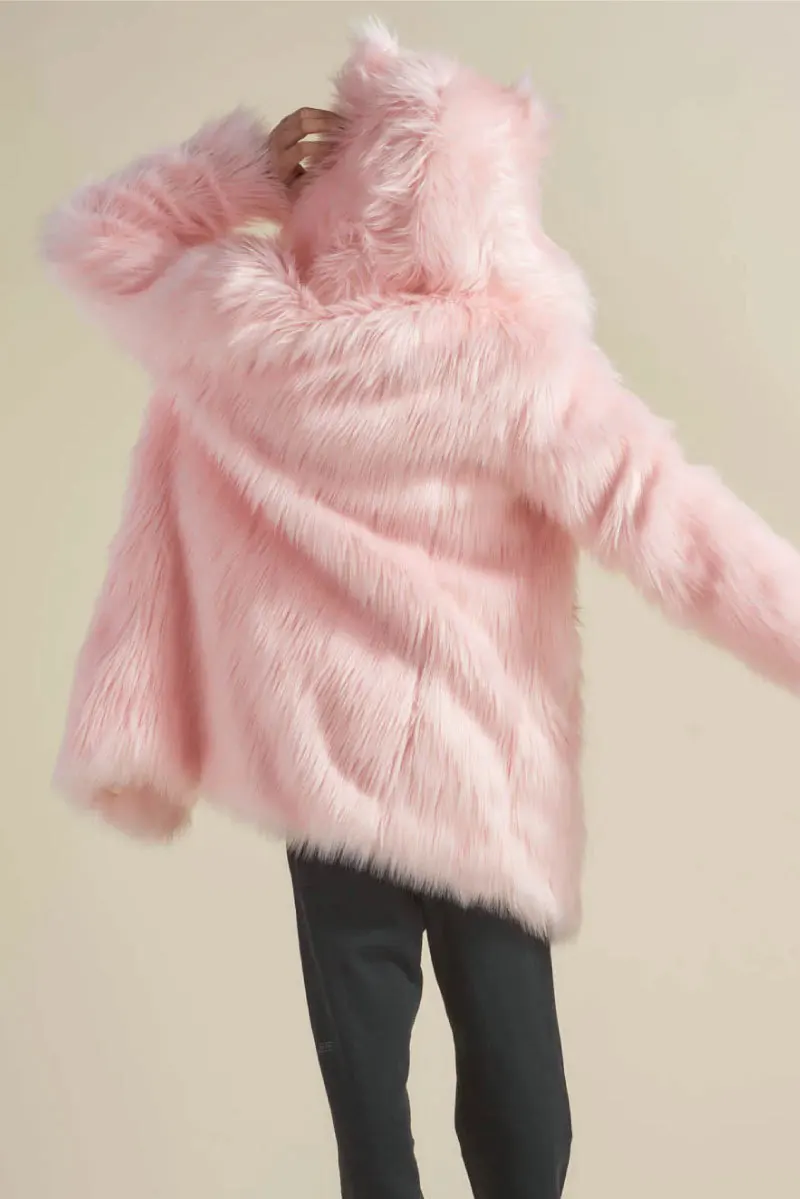 Casual Imitation Fur Jacket Coat Men\'s Winter Men Casual Thick Mens Long Coat Fur 2022 Winter New Winter Jacket Men