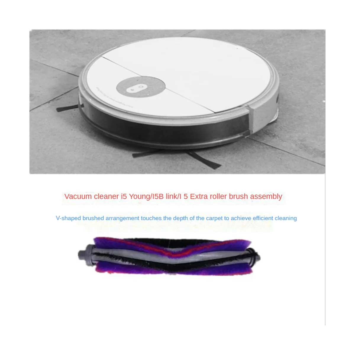 2 SZTUK do odkurzacza robota S8 /S8+/M71CNi10/M7PRO/K50/I50PROK70/S9/S9 Części zamienne Szczotka główna