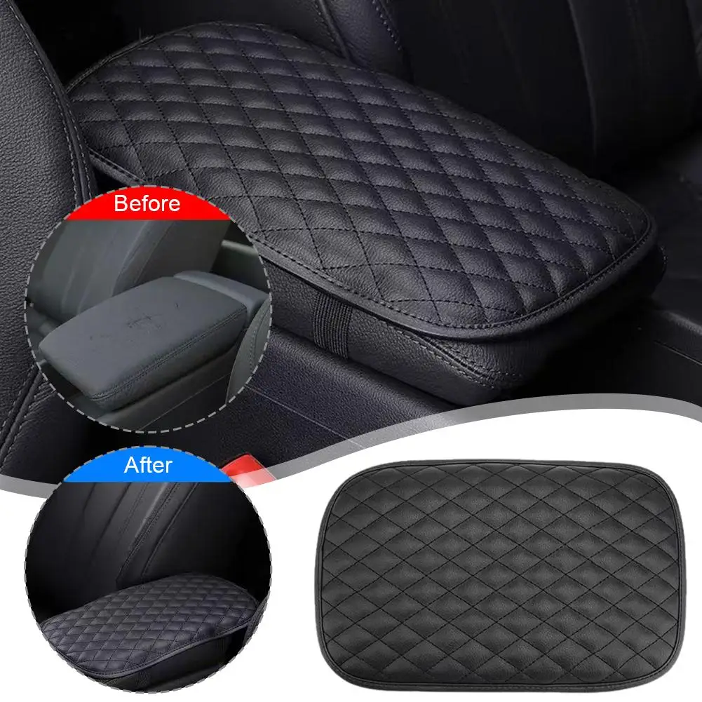 Car Armrest Cover Handrest Box Protective Pad Memory Foam Auto Center Cover Car Interior Accessories