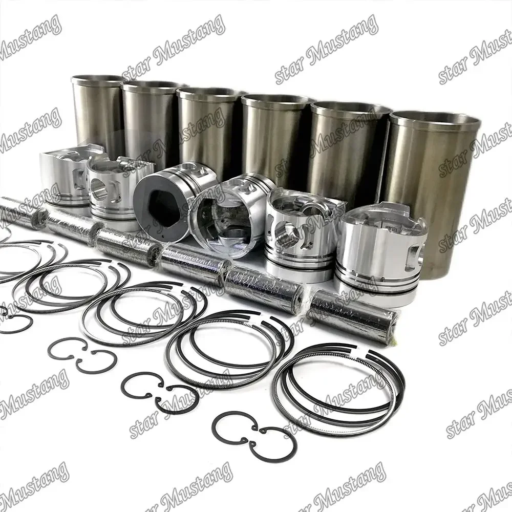 

Cylinder Liner Piston Kit FE6 Pentagram Bottom 24V 11012-Z5604 12010-Z5968 12040-95012 For Nissan Excavator Diesel Engine