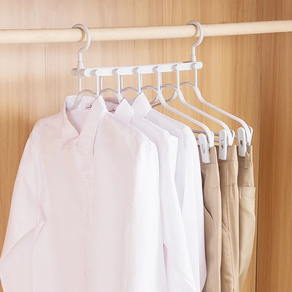 

Telescopic Hanger Clothes Drying Rack Flexible Foldable Multi Layer Coat Hanger Space Saver Pant ganizer Travel Use