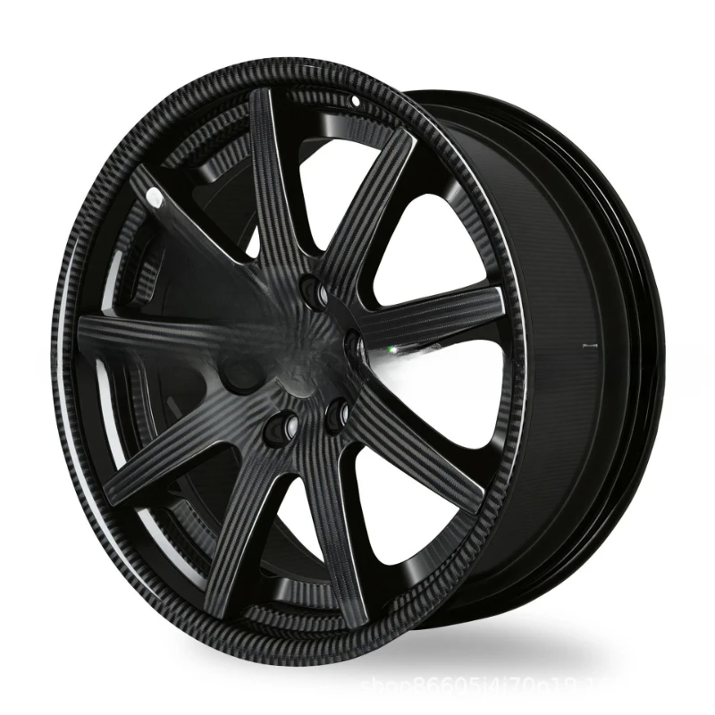 Full carbon fiber wheels, suitable for all models 19/20/21/22 inch wheels, original modification, lightweight