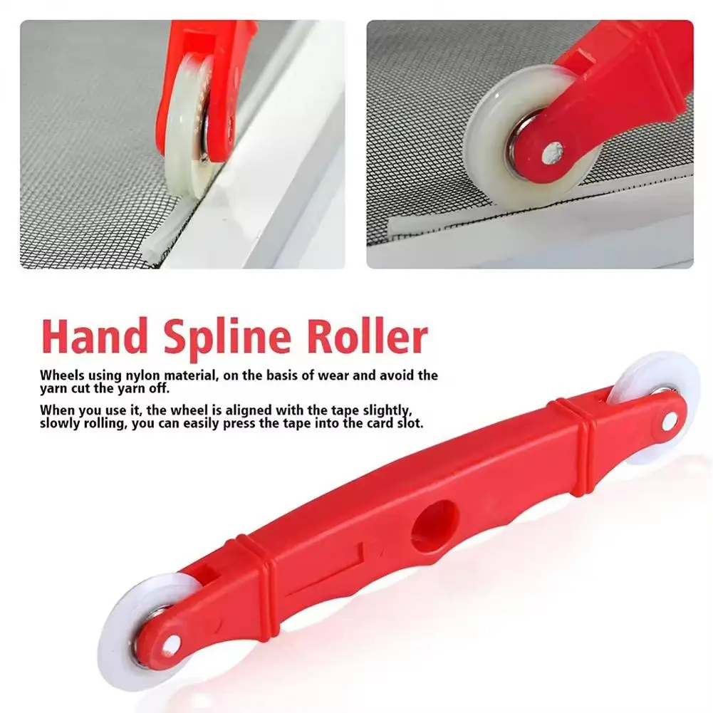 Nylon Mesh Wheel Window Installation Tool Screen Window Pressure Wheel Window Installation Hand Roller Rolling Tool image 2
