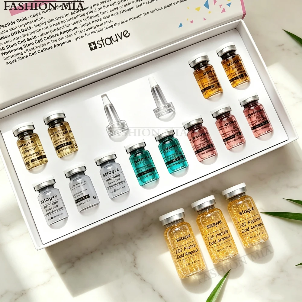 Korea Face 8ml Stayve BB Cream Glow Gesichtspflege-Serum Aufhellende Foundation Niacinamid Feuchtigkeitsspendendes Anti-Falten Schönheits-Set