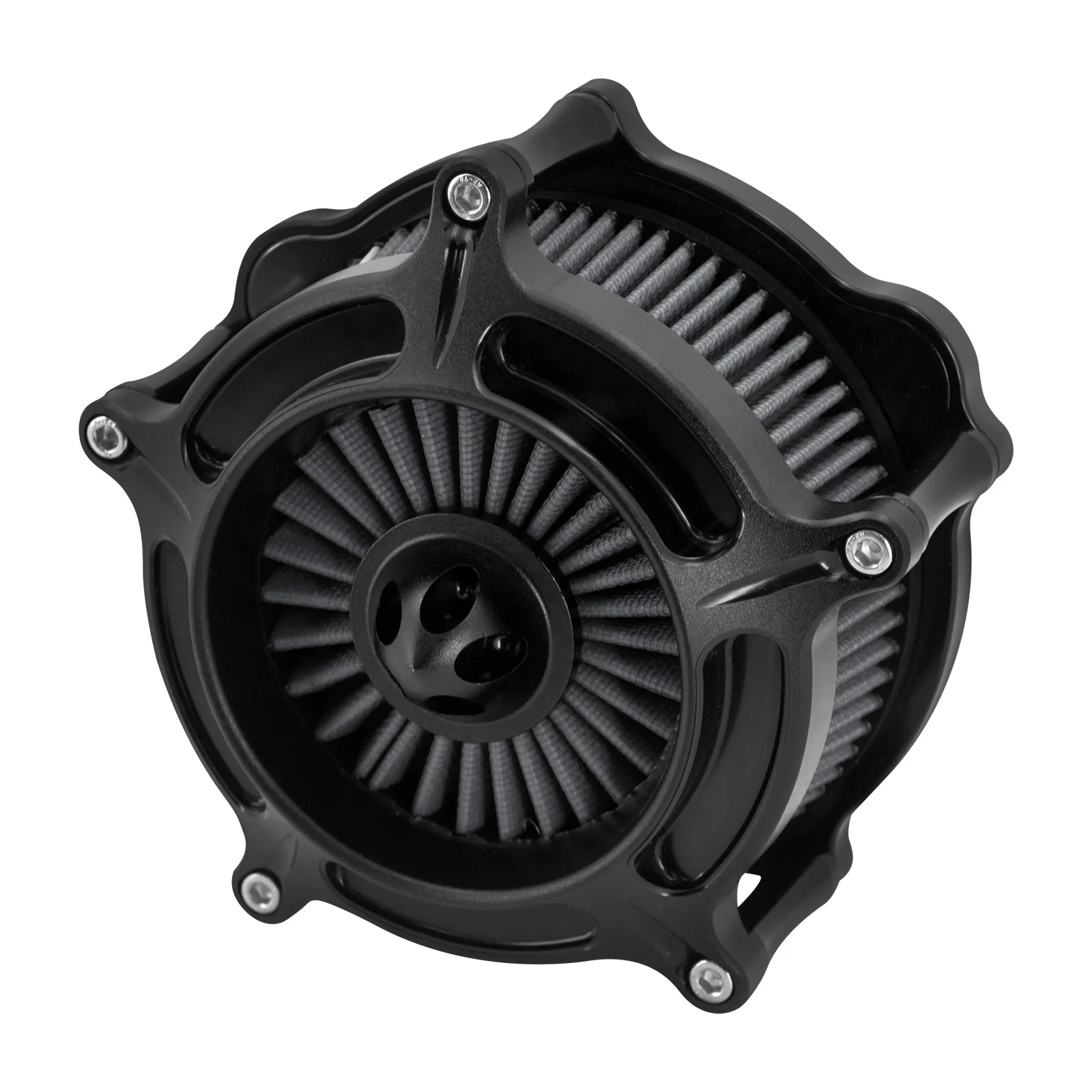 

STLF High Performance CNC Motorcycle Air Filter with Gray Element for Touring FLH Series Models