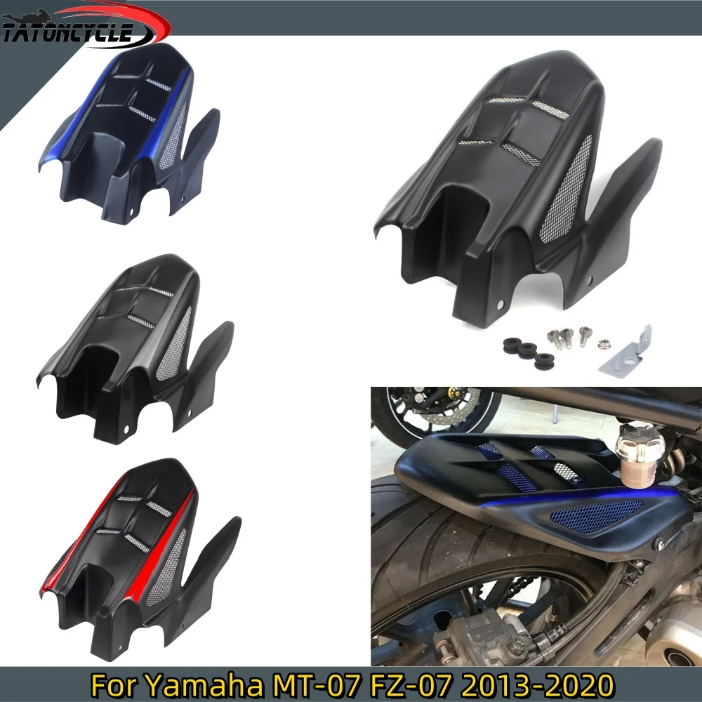 

For Yamaha MT-07 FZ-07 Motorcycle Rear Tire Hugger Fender Mudguard Splash Guard for MT07 FZ07 2013-2018 2020 MT 07 Accessories