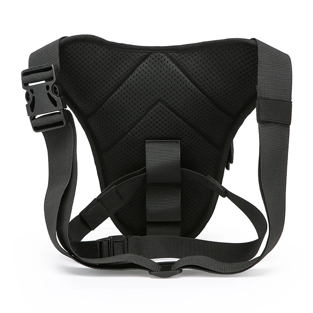 دراجة نارية قطرة الخصر حقيبة الساق مقاوم للماء دراجة نارية الخصر حقيبة الساق الرياضة في الهواء الطلق عادية الرجال النساء الورك بوم حزمة محفظة الهاتف #3