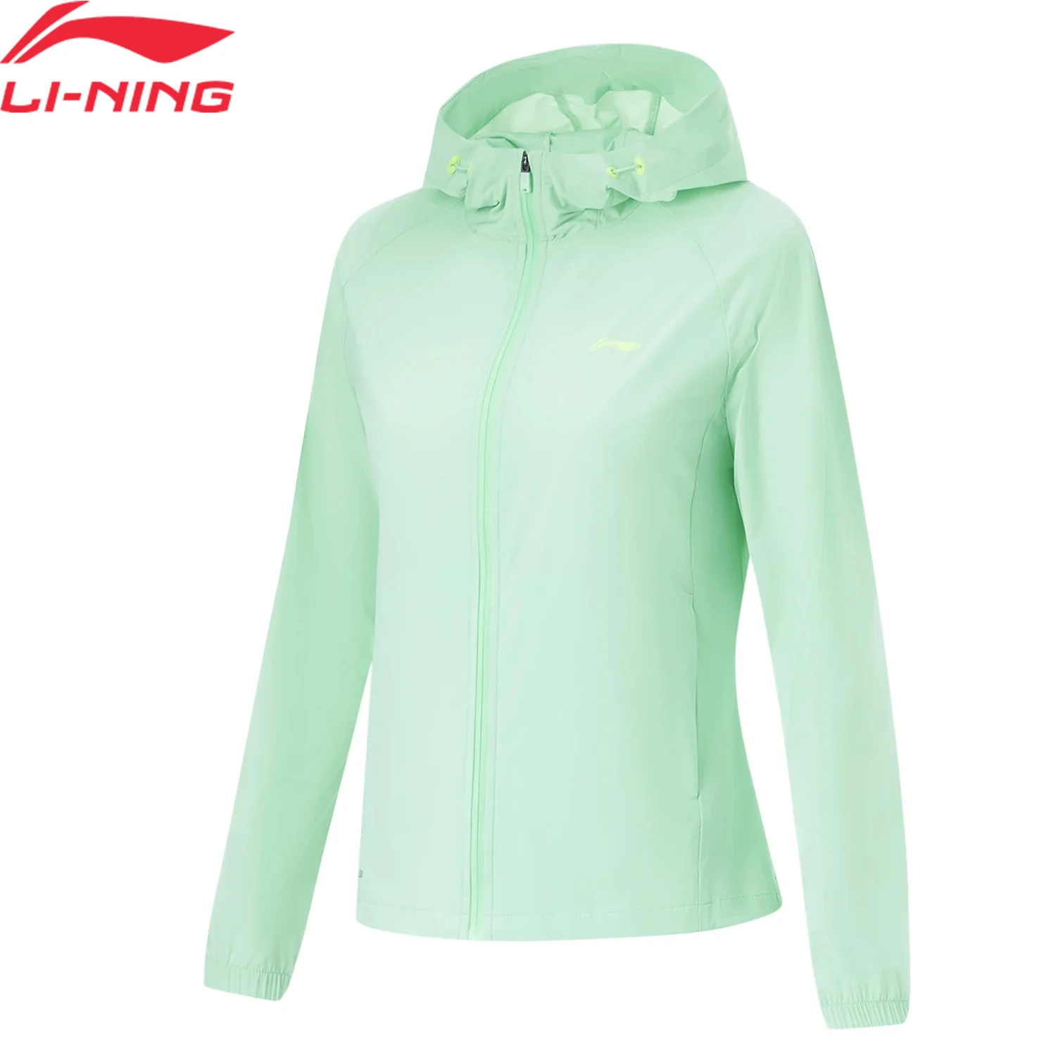 سترات الرياح للنساء من Li-Ning في التجمد الجاف مريحة AT._UV-50+ 83% بولياميد 17% بطانة إيلاستين معاطف رياضية AFDU164 #1