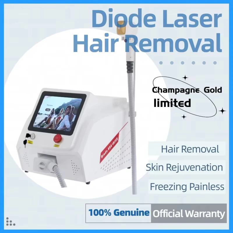 NEW 808 Diode Laser Hair Removal Machine Safe Painless And Permanent Hair Removal For The Whole Body Restore Silky Smooth Skin