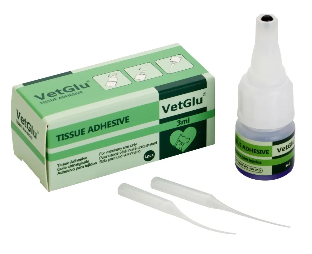 1pcs 3ml Veterinary Skin Glue - Sterile Wound Closure Adhesive for Animal Surgical Use view 3