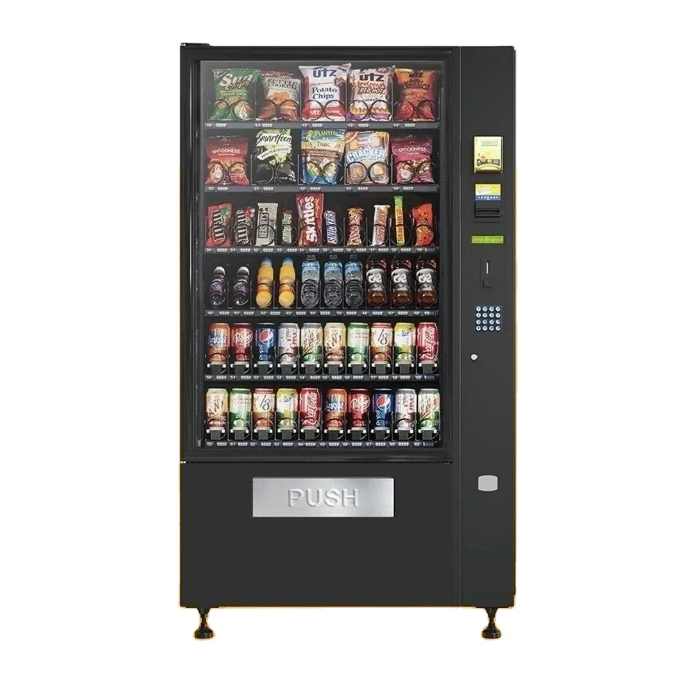 Smart Vending Machine With Elevator Age Verification Snacks And Beverage Combo Vending Machine for Retail Items