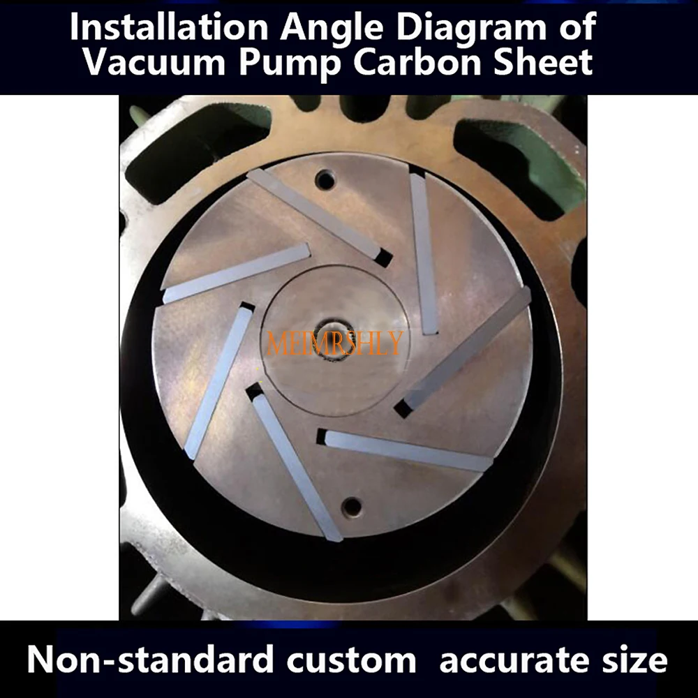 베커 DVT 3.140 순수 흑연 탄소 베인 및 로터용 흑연 베인, 240*50mm, 48mm, 47mm, 46mm, 45mm, 43mm, 40mm, 30mm, 38/25*4mm