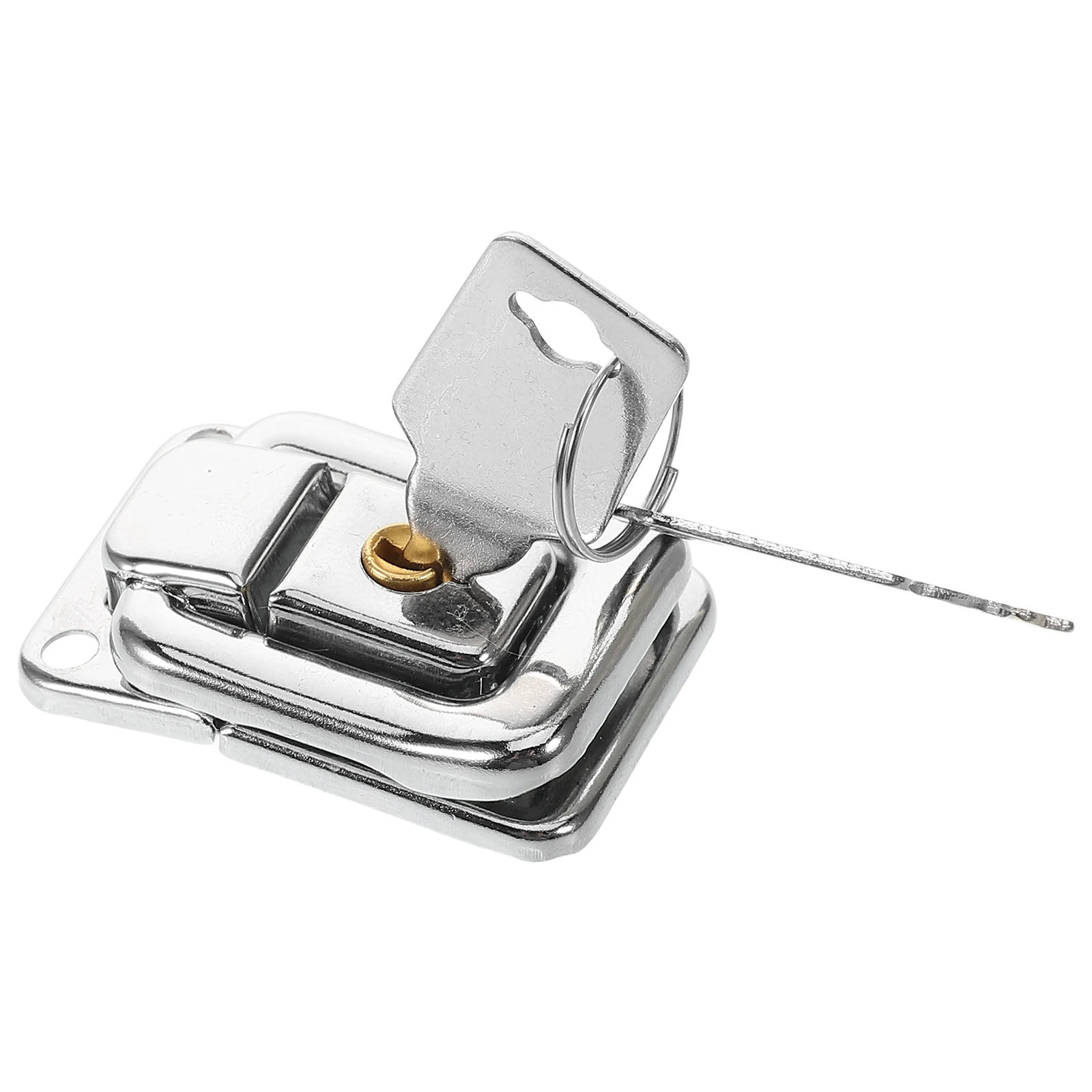 

4pcs Suitcase Locks Durable Iron Key Locks for Drawer Latch Cupboard Desk File Cabinet Door Toolbox Jewelry Storage Safety
