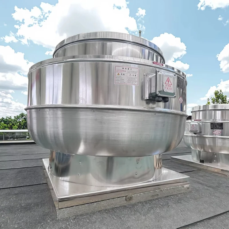 

High-airflow ceiling ventilation fans for attic and roof heat extraction to improve AC DC cooling