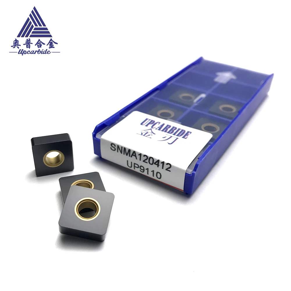 

SNMA120412 Твердосплавные вставки -UP9110 Токарные инструменты с ЧПУ Лезвия токарных станков из твердого сплава для обработки стали