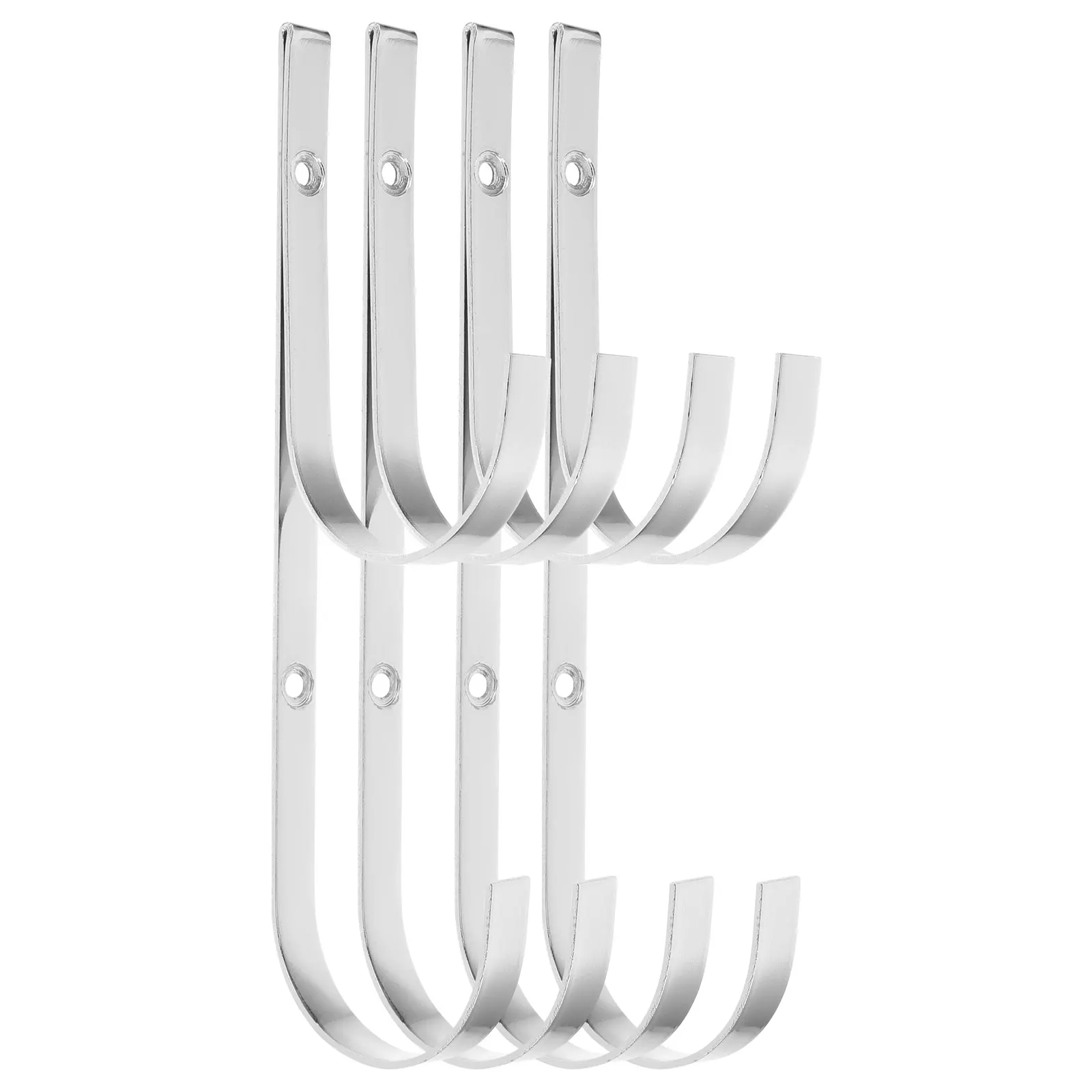 

4pcs Swimming Pool Hooks Durable Metal Wall Hanger Multi-Use Pole Hook for Bathroom Door Back Hanger Pool Accessories Spa