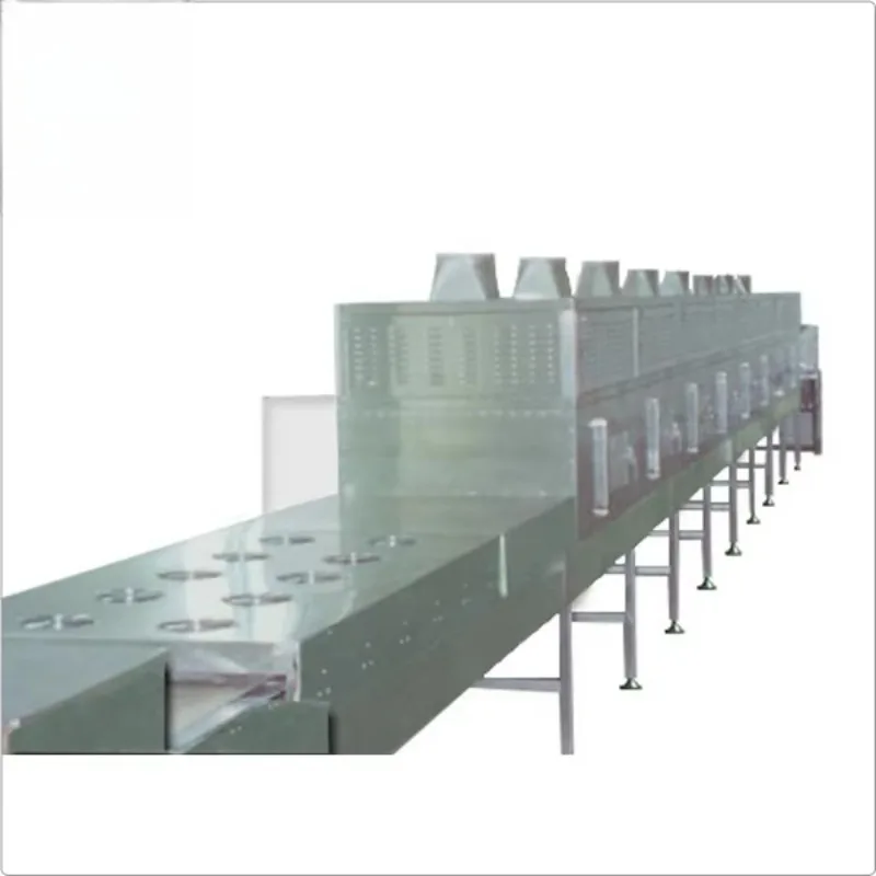 Industrial Tunnel Microwave Drying Oven Automatic Conveyor Belt Microwave Sterilizing Dryer For Grain Herb Seafood Dehydration