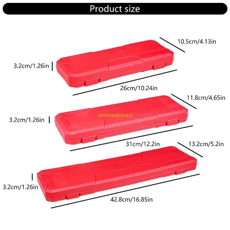 E7CD Quality Plastic Container for Safe Caliper Keeping and Easy Access Storage Case