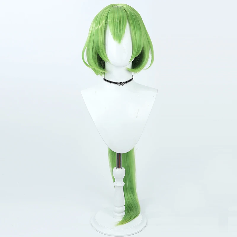 Zundamon mascotte personnage Cosplay perruque jeu de rôle fête Costume accessoire cheveux synthétiques Halloween fête jeu de rôle