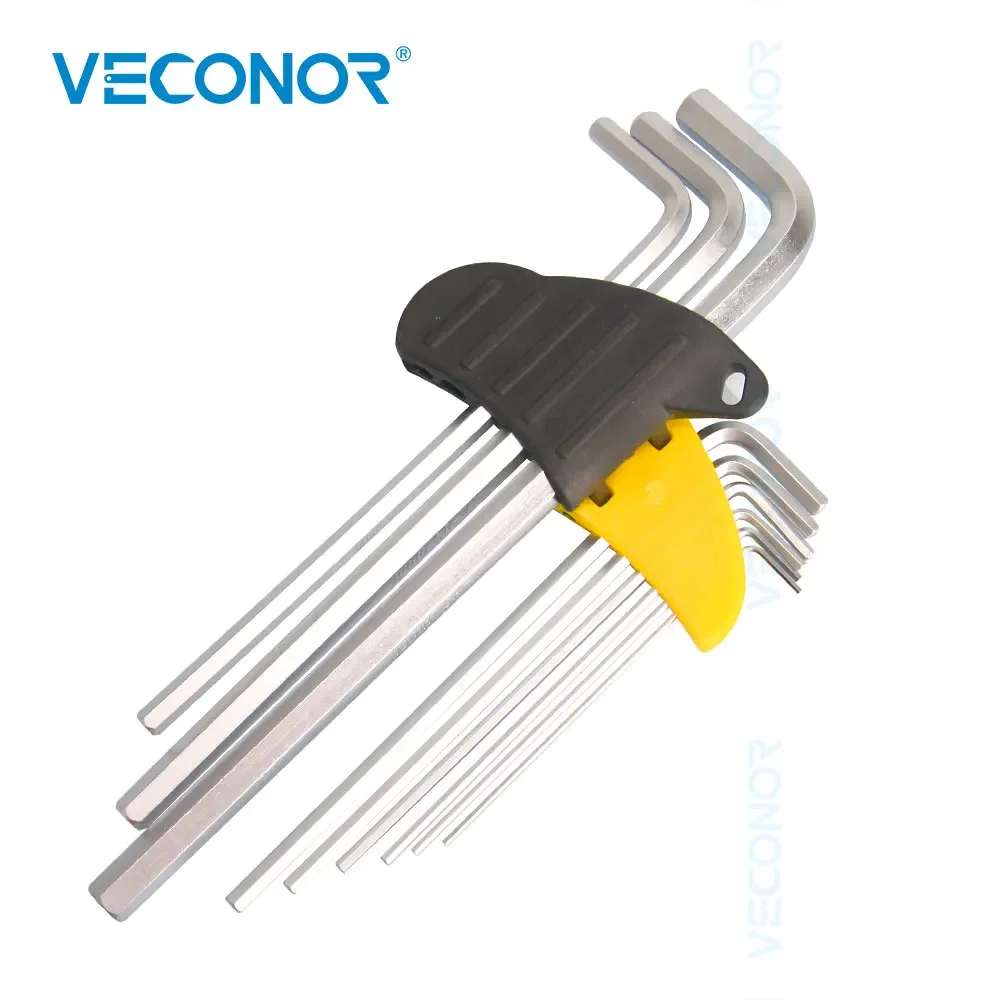 

9-Piece Hex Key Set Hex Wrench Set Flat Head 1.5 To 10mm