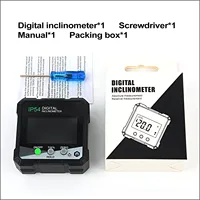 Digital Level Angle Gauge 360° LCD Electronic Protractor Mini Inclinometer Magnetic Base Bevel Protractor Tilt Measuring Tool