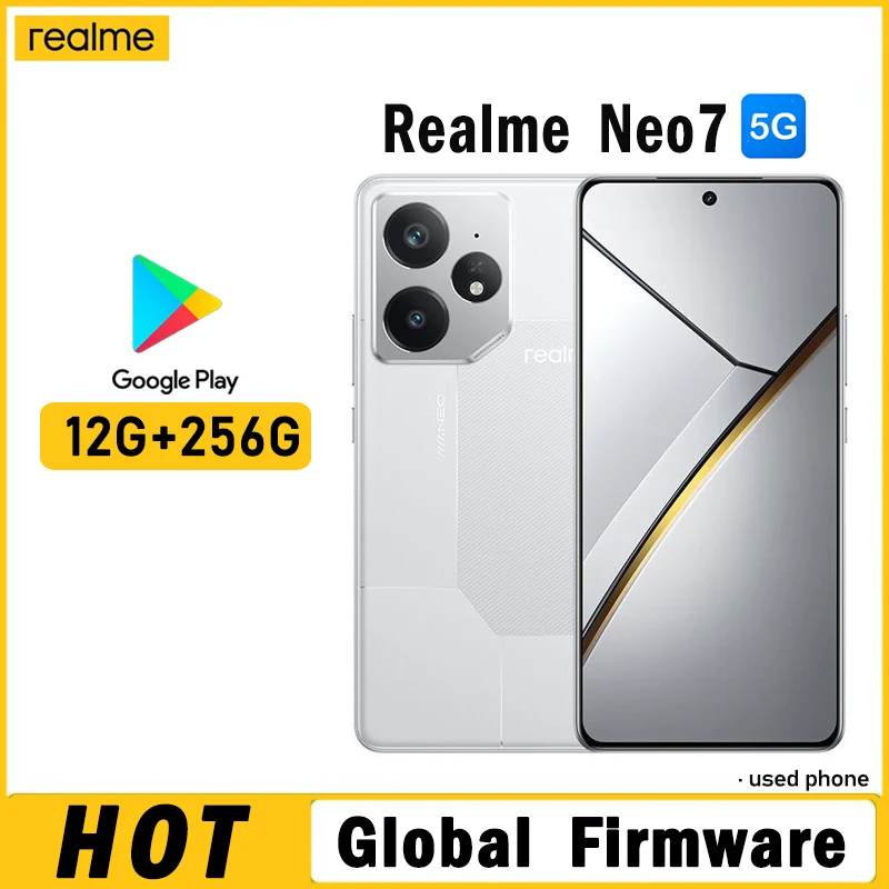 OPPO Realme Neo7 5G smartphone Global firmware MTk Dimensity 9300+ realme UI 6.0 6.78