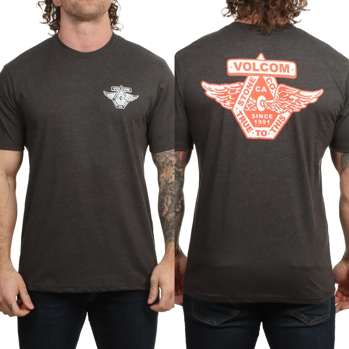 New Summer Volcom Outdoor Sports Brand T-shirt Suitable for Daily Outings High-end Luxury Unisex Style Both of Men and Women