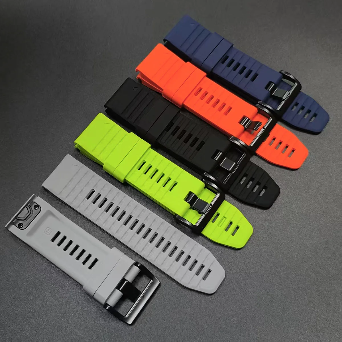 Correa de reloj de 26mm y 22mm para Garmin Fenix 8 PRO MICROLED/AMOLED, Fenix E 7, 7X Pro, 6, 6X, 5, 5X, banda de goma Epix Pro, pulsera de ajuste rápido
