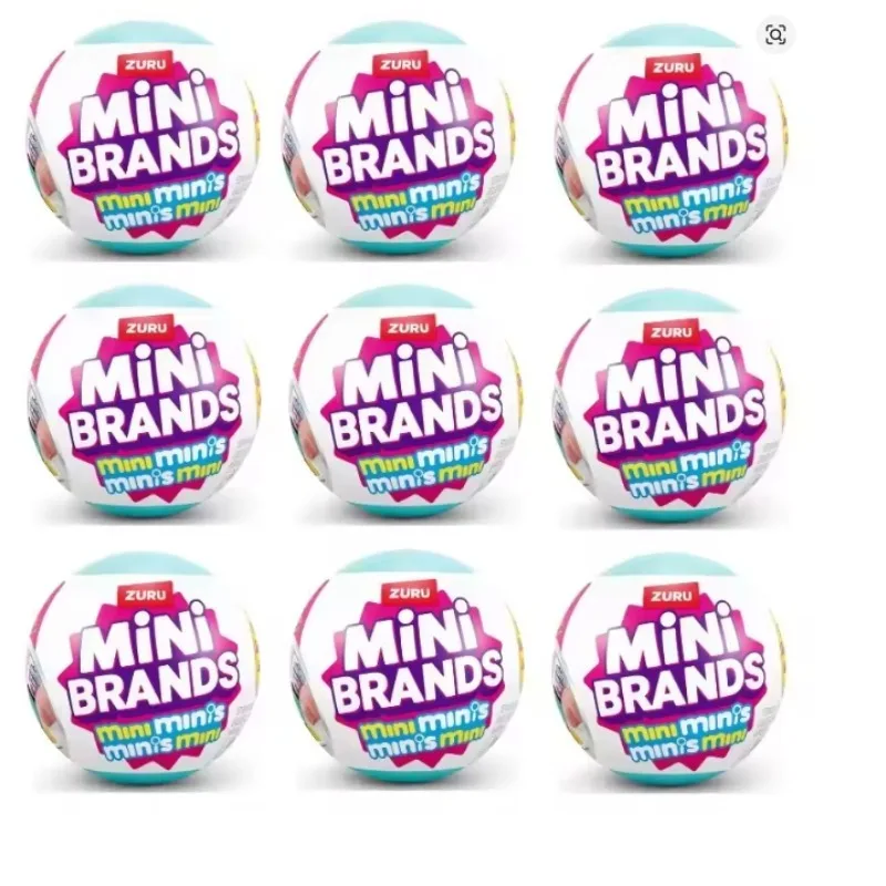 ZURU Original Fill The Fridge Mini Refrigerator Set Mini Brands Ball Series Surprise Box Mystery Toy Doll House Decoration Gifts view 6