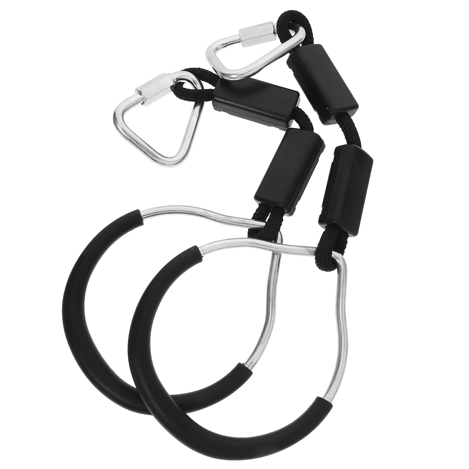 

2Pcs Kids Gymnastic Rings Set Strong 120Kg Load Soft Touch Non Slip Climbing Rings for Playground Fitness Bone Development