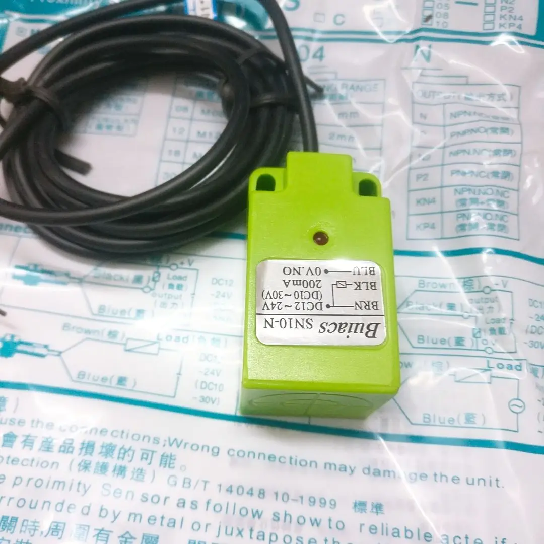 

Jianli BUIACS Inductive Proximity Switch Sensor SN10-N DC Three wire NPN Normally Open