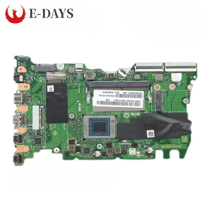 

For Lenovo ThinkBook 14 G3 ACL Laptop Motherboard LA-K061P Mainboard with R3-5300U 8GB RAM 100% Tested Ok