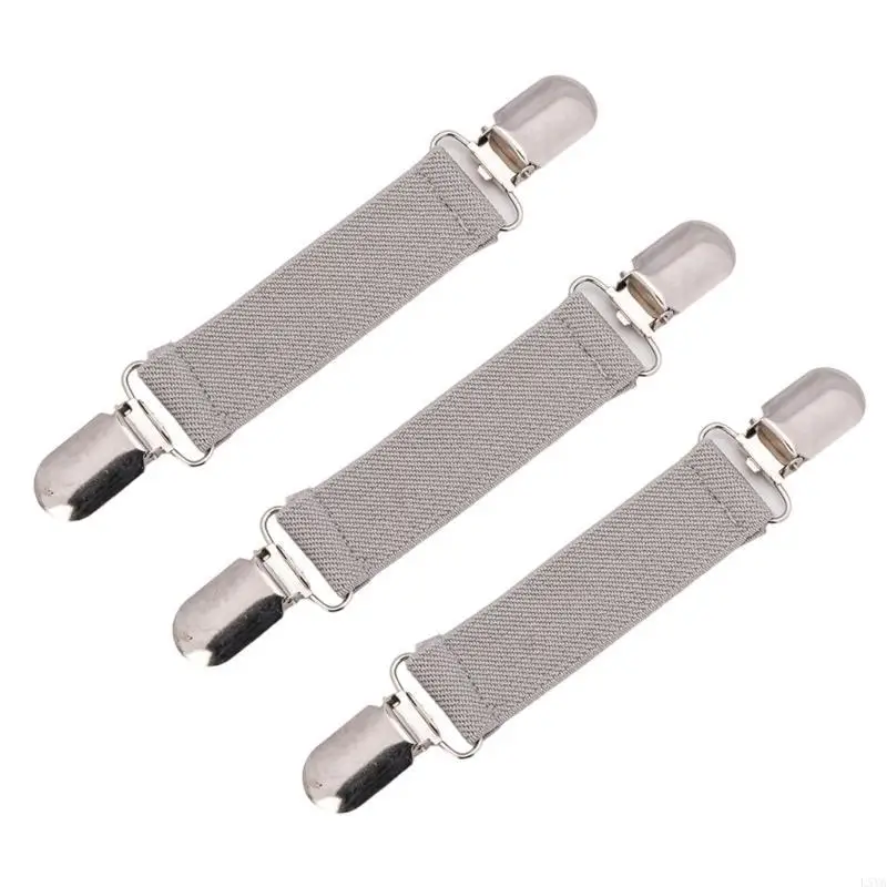 

L5YA 3pack Multipurpose Elastic Hat Clip Storage Hanging Buckles Camping Gears