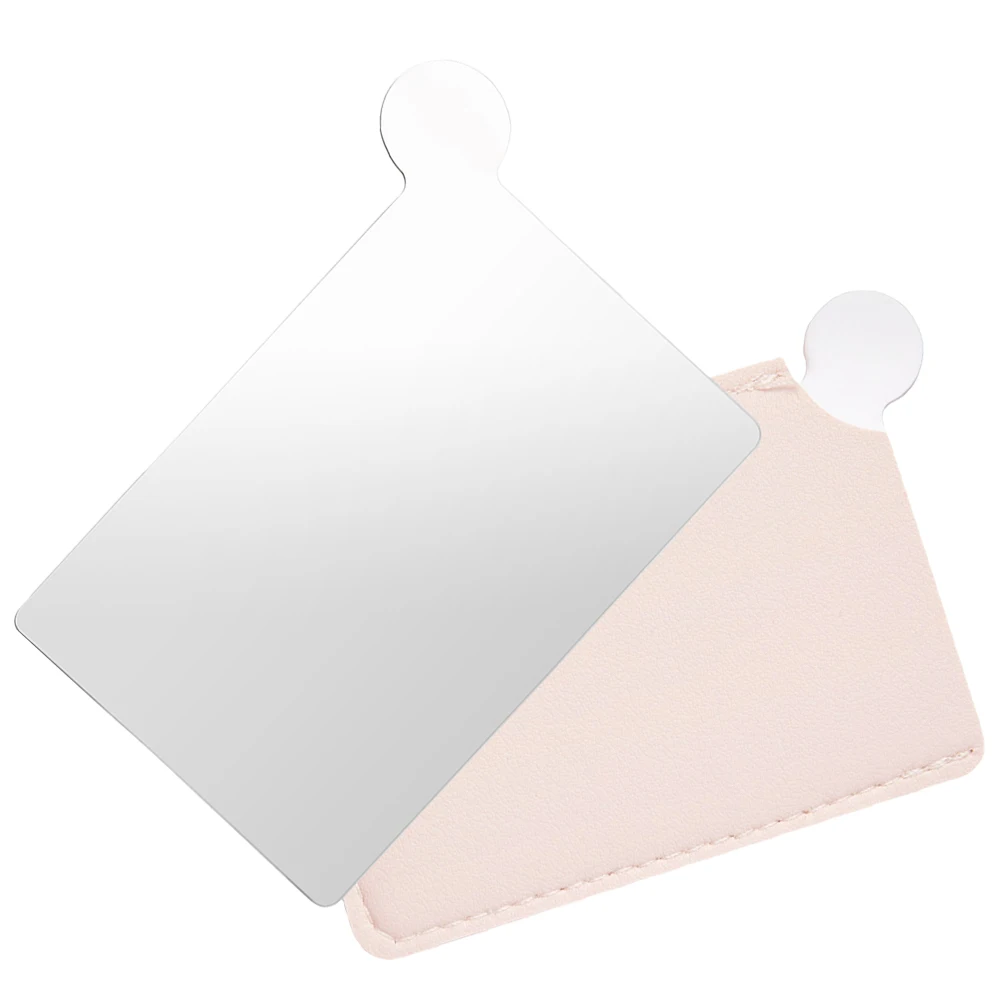 

Mini Stainless Steel Makeup Mirror Palette Portable Blending Tray for Foundation Eyeshadow Travel Color Mixing Tool