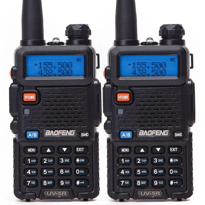 Baofeng-walkie-talkie portátil BF-UV5R, Radio bidireccional de doble banda, VHF/UHF, UV-5R, 5W, UV 5r