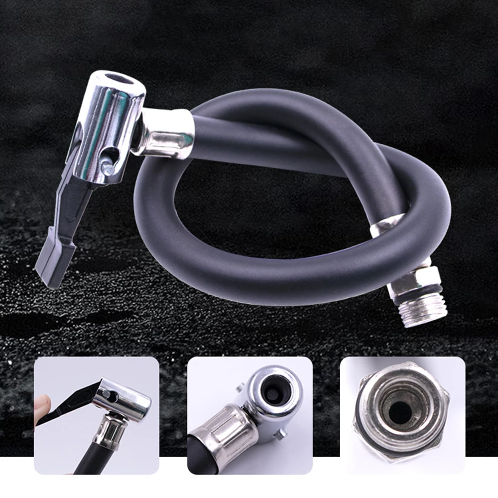 Tire quick inflation nozzle extension tube Car mounted inflation pump for inflator US Extension tube Quick inflation clamp