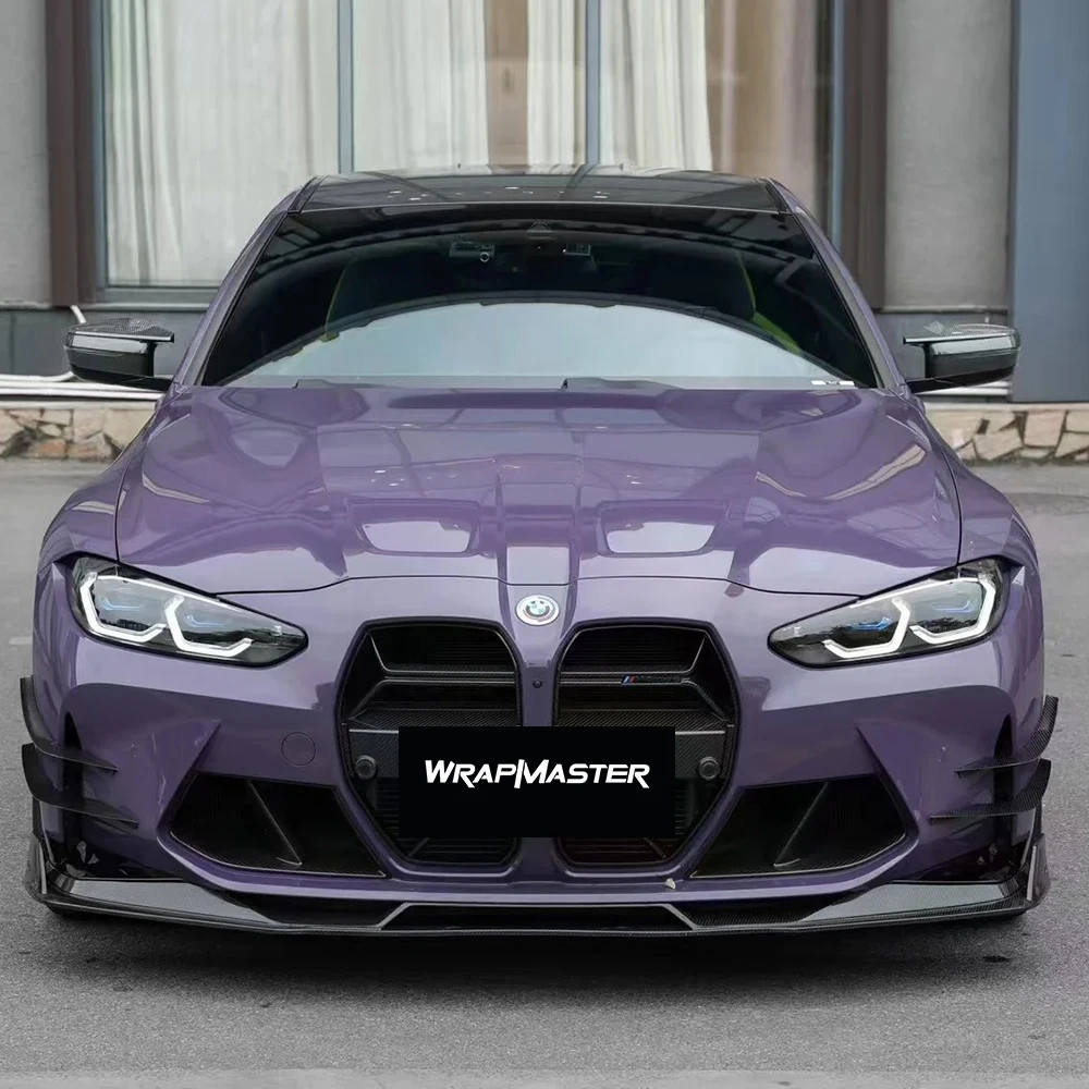 

Wrapmaster 5M/10M/18M Wholesale Vinyl Wrap Manufacturers PET Line Haze Purple Vehicle Sticker