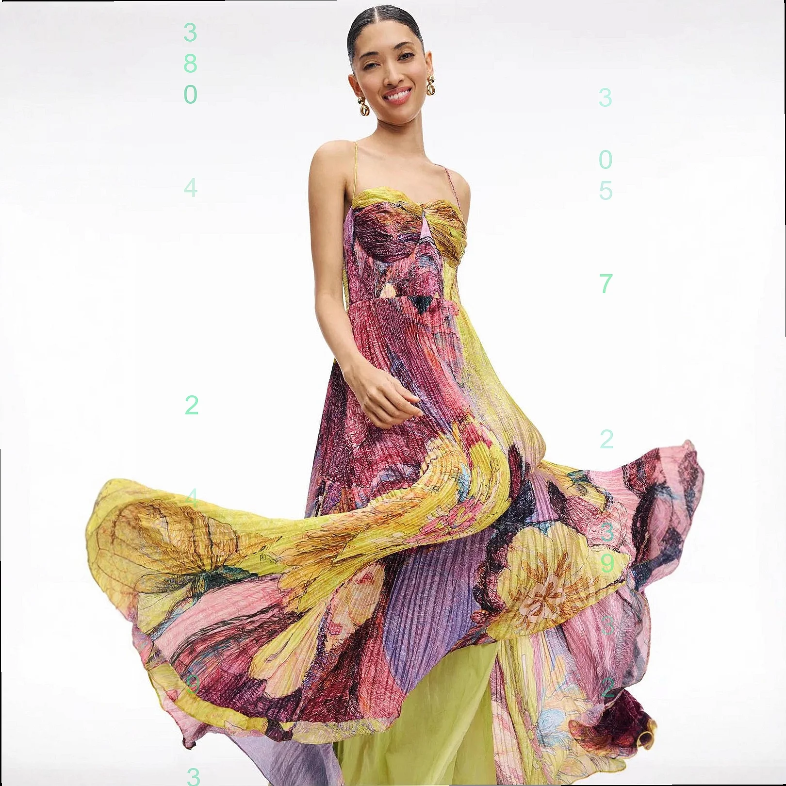 

Fashion Floral Print Sleeveless Dress Summer Sundress Pleated A-Line Swing Dress Jumpsuit Playsuit