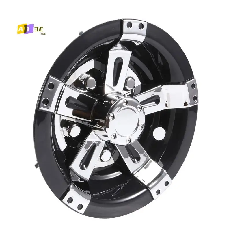 

A03E-1Pcs 8Inch Golf Cart Wheel Cover 5 Spoke Design Hub Cap For Golf Carts For Club Car, EZGO, Yamaha