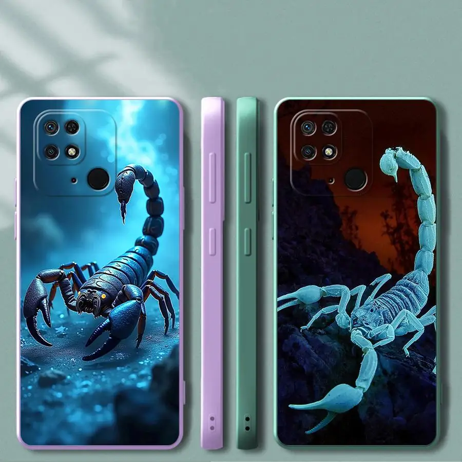

Мягкий чехол для телефона Cool Scorpion для Xiaomi Redmi K40 12C A3x A2 A1 14C 9 8 10 K60 13C