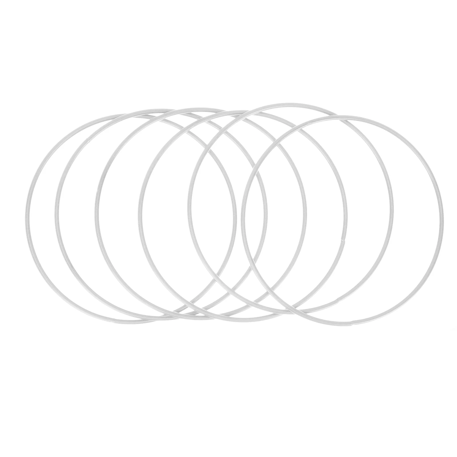 

6pcs Iron Rings For Crafts Dream Catcher Diy Metal Hoops Wall Hanging Decor Wedding Party Home Decoration Supplies