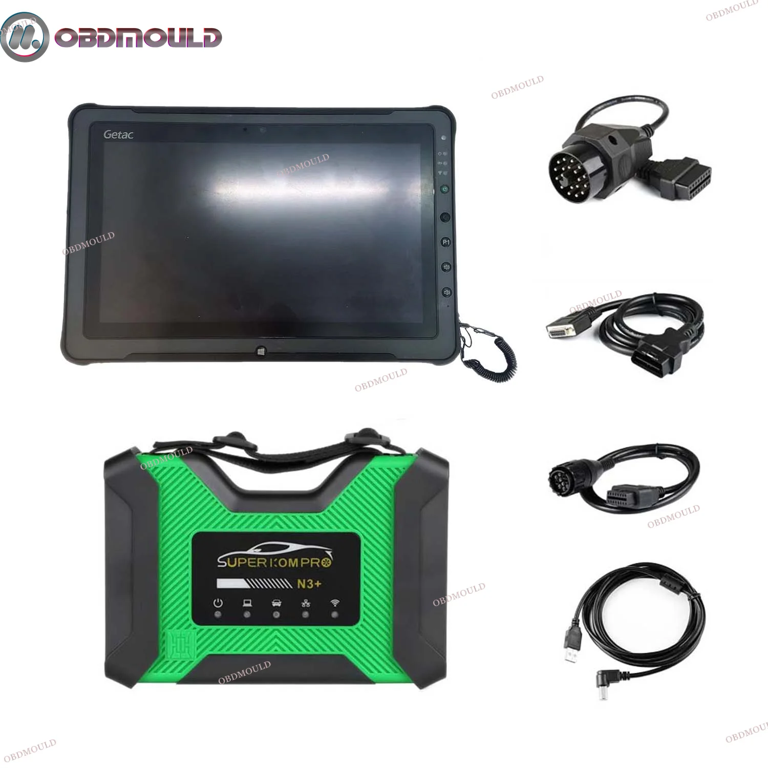 Сканер OBD2 2024, SUPER ICOM PRO N3 для B-MW MB PRO N3+, инструмент для диагностики и программирования кода + планшет Getac F110
