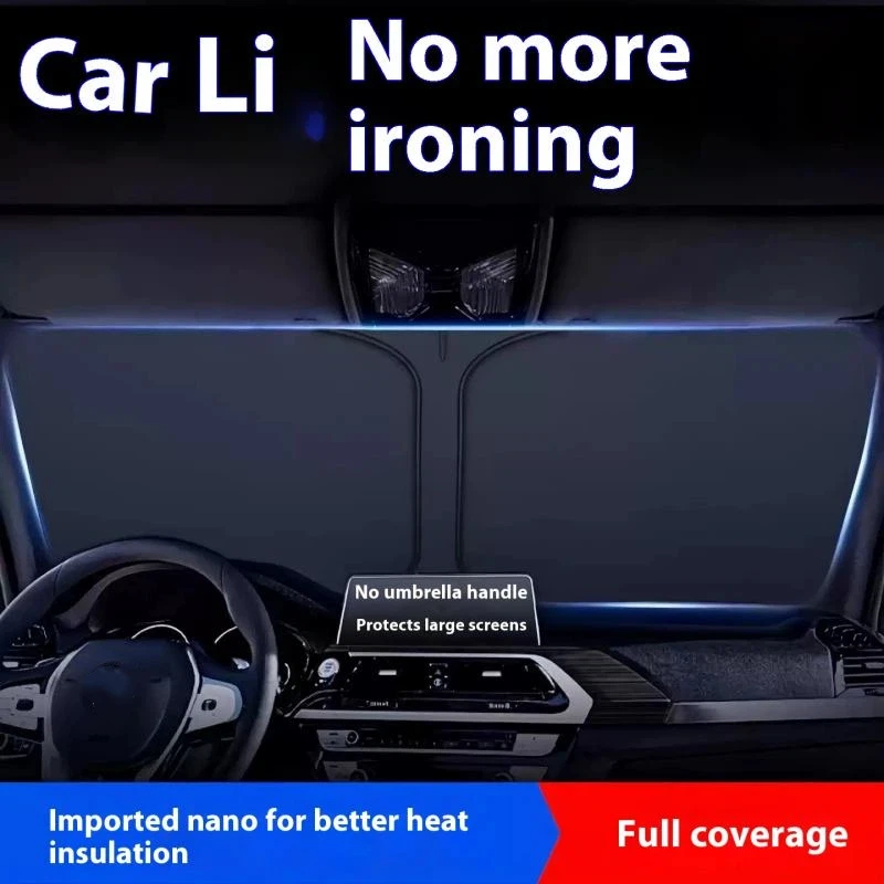 For Toyota Rongfang RAV4 Camry CHR Corolla Car Sunshade Front Shield Sunscreen Thermal Insulation Parasol Visor view 4